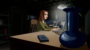 Backdrop to the movie "The Batman vs. Dracula" #252828