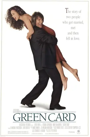 Poster to the movie "Green Card" #417516