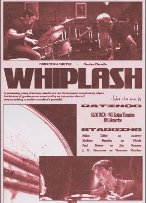 Poster to the movie "Whiplash" #798352