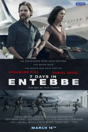 Poster to the movie "7 Days in Entebbe" #120280