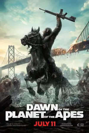 Poster to the movie "Dawn of the Planet of the Apes" #596992