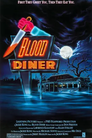 Poster to the movie "Blood Diner" #734959