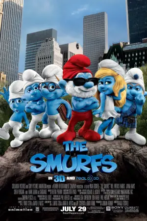 Poster to the movie "The Smurfs" #733596