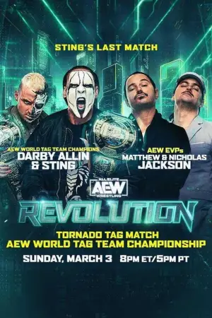 Poster to the movie "AEW: Revolution" #740224
