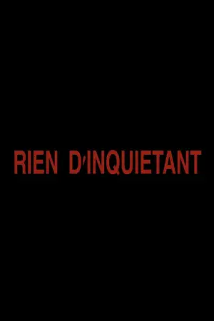Poster to the movie "Rien d