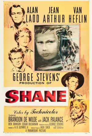 Poster to the movie "Shane" #217388