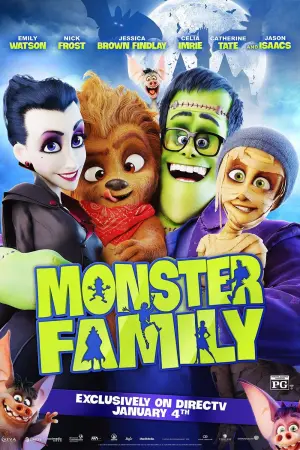 Poster to the movie "Monster Family" #310123