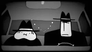 Backdrop to the movie "Blink Twice If You