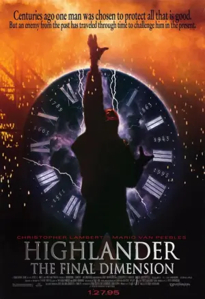 Poster to the movie "Highlander: The Final Dimension" #148200