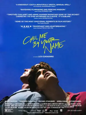 Poster to the movie "Call Me by Your Name" #750227