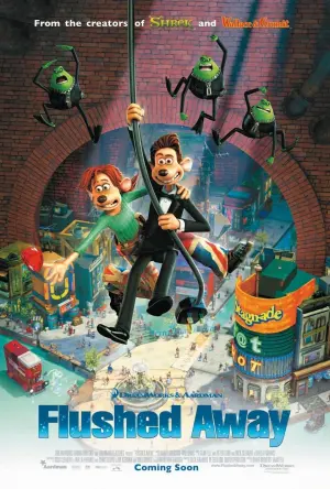 Poster to the movie "Flushed Away" #63121