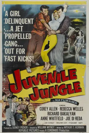 Poster to the movie "Juvenile Jungle" #686313