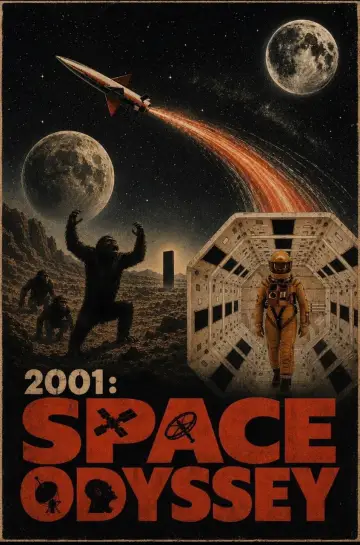 Poster to the movie "2001: A Space Odyssey" #833117