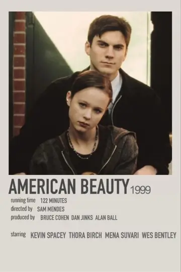 Poster to the movie "American Beauty" #1215909