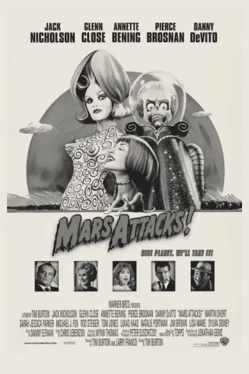 Poster to the movie "Mars Attacks!" #1216475