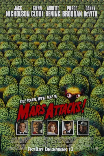 Poster to the movie "Mars Attacks!" #1643671