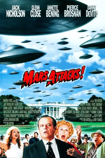 Poster to the movie "Mars Attacks!" #650609