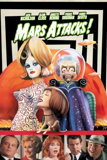 Poster to the movie "Mars Attacks!" #650633