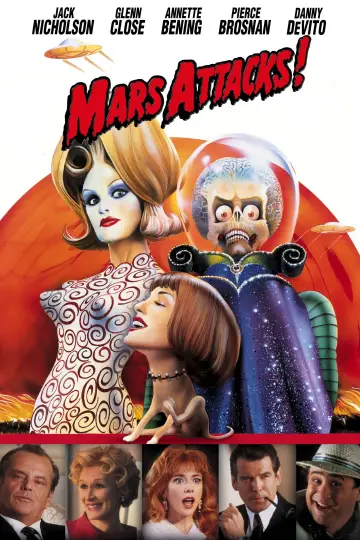 Poster to the movie "Mars Attacks!" #650636