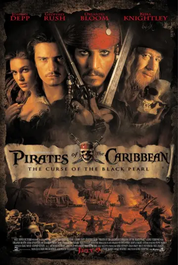 Poster to the movie "Pirates of the Caribbean: The Curse of the Black Pearl" #12839