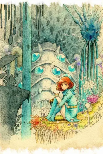 Poster to the movie "Nausicaä of the Valley of the Wind" #661547