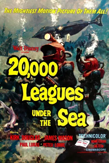 Poster to the movie "20,000 Leagues Under the Sea" #1208448
