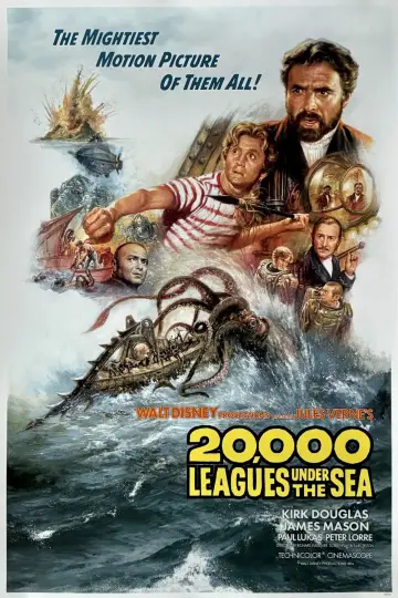 Poster to the movie "20,000 Leagues Under the Sea" #879292