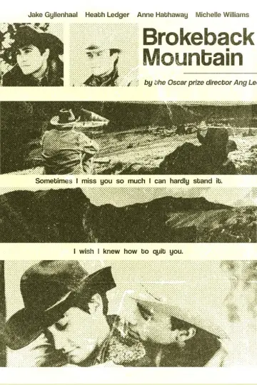 Poster to the movie "Brokeback Mountain" #1198112
