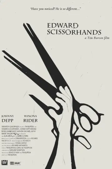 Poster to the movie "Edward Scissorhands" #1178878