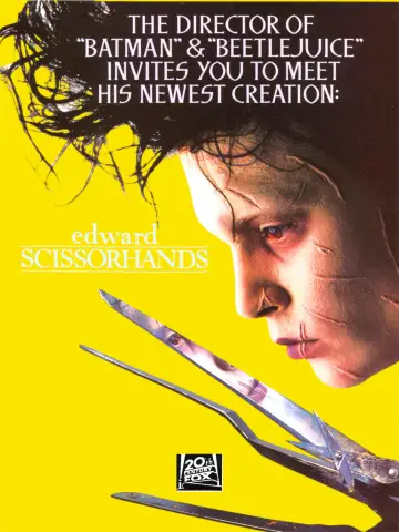 Poster to the movie "Edward Scissorhands" #835474