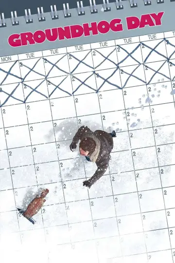 Poster to the movie "Groundhog Day" #570908