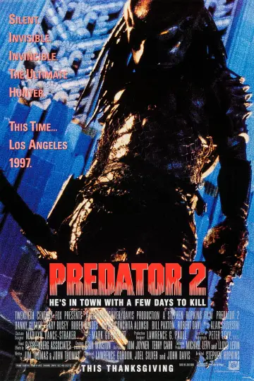 Poster to the movie "Predator 2" #1643489