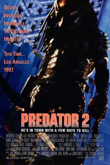 Poster to the movie "Predator 2" #640376