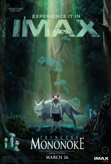 Poster to the movie "Princess Mononoke" #517791