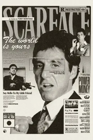 Poster to the movie "Scarface" #1206647