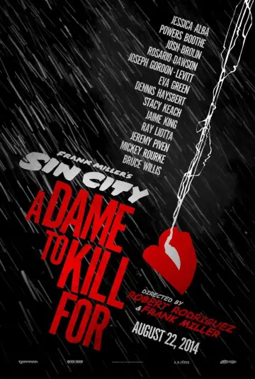 Poster to the movie "Sin City: A Dame to Kill For" #684057