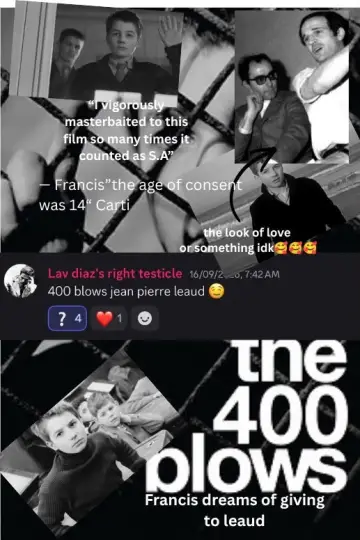 Poster to the movie "The 400 Blows" #1800312