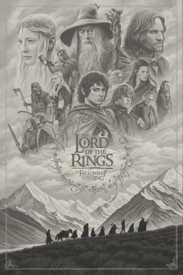 Poster to the movie "The Lord of the Rings: The Fellowship of the Ring" #1177918