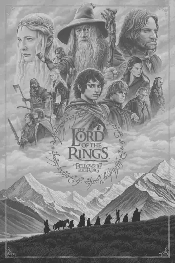 Poster to the movie "The Lord of the Rings: The Fellowship of the Ring" #1177919