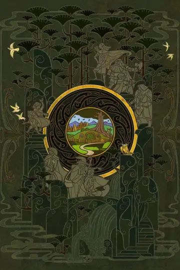 Poster to the movie "The Lord of the Rings: The Fellowship of the Ring" #1215116