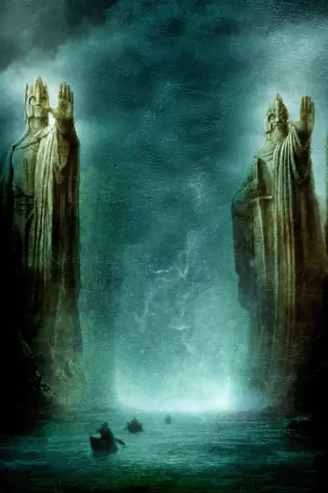 Poster to the movie "The Lord of the Rings: The Fellowship of the Ring" #1642398