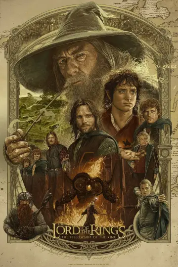 Poster to the movie "The Lord of the Rings: The Fellowship of the Ring" #515741