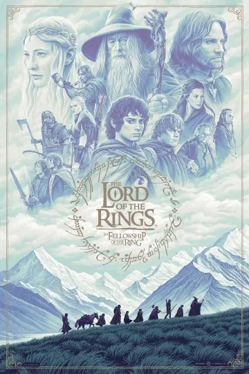 Poster to the movie "The Lord of the Rings: The Fellowship of the Ring" #515797