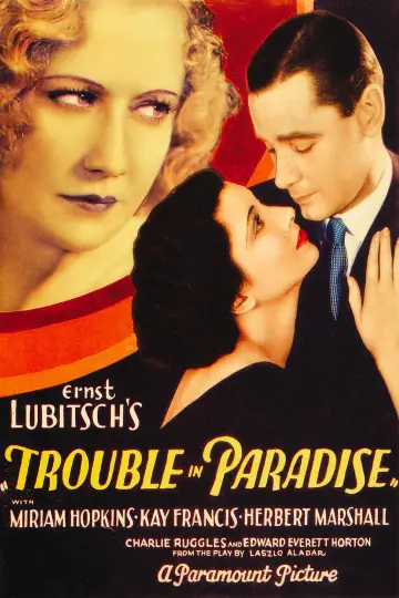Poster to the movie "Trouble in Paradise" #1590442