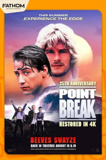 Poster to the movie "Point Break" #1216314