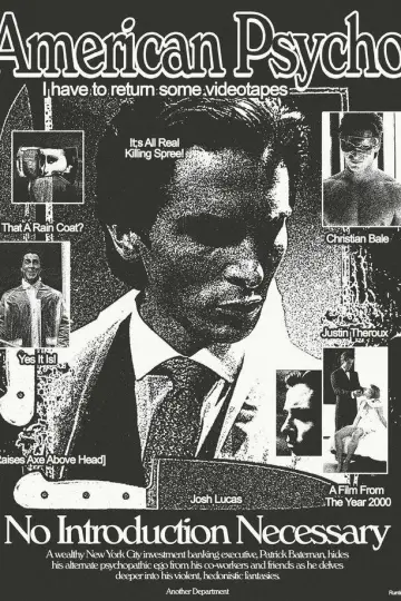 Poster to the movie "American Psycho" #1206727