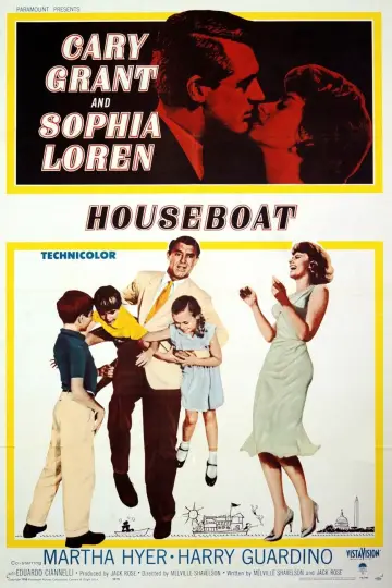 Poster to the movie "Houseboat" #1026932