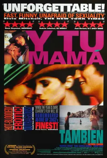 Poster to the movie "Y Tu Mamá También" #1231897