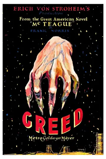 Poster to the movie "Greed" #676313
