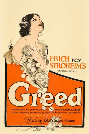 Poster to the movie "Greed" #971958